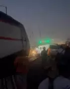 Lagos Train Collides with Bus at Oshodi, No Casualties Recorded