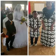 Love Knows No Height: Short Nigerian Man Marries Tall Wife in Jos
