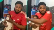 Man Cries Out as Wife Abandons Him With 3-Month-Old Baby Over 'Little Misunderstanding'