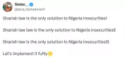 Muslim Woman Advocates Full Sharia Law to End Nigeria's Insecurity