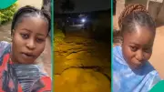 Nigerian Lady Sings Hausa Song Loudly on Night Bike Ride, Video Goes Viral