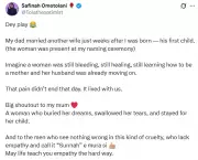 Nigerian Woman Reveals Dad Married New Wife Weeks After Her Birth