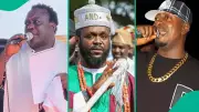 Osupa's Stellar Performance at Seyi Tinubu's Coronation Sparks Fan Reactions, Taye Currency Trolled