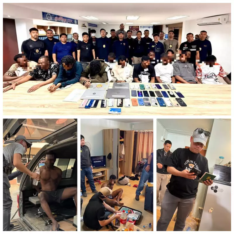 11 Nigerians Among 13 Arrested in Thailand Romance Scam Bust