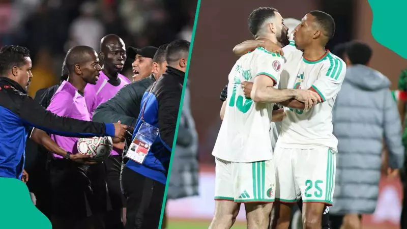 AFCON 2025: Algerian Players Chase Referee After Nigeria's 2-0 Victory
