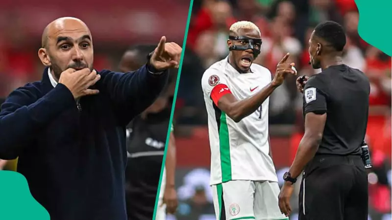 AFCON 2025: Morocco Coach Regragui Dismisses Nigeria, Algeria Referee Bias Claims