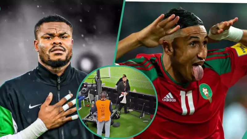 AFCON 2025: Video Exposes Moroccan Fans' Towel Theft & Taunting of Nigeria's Nwabali