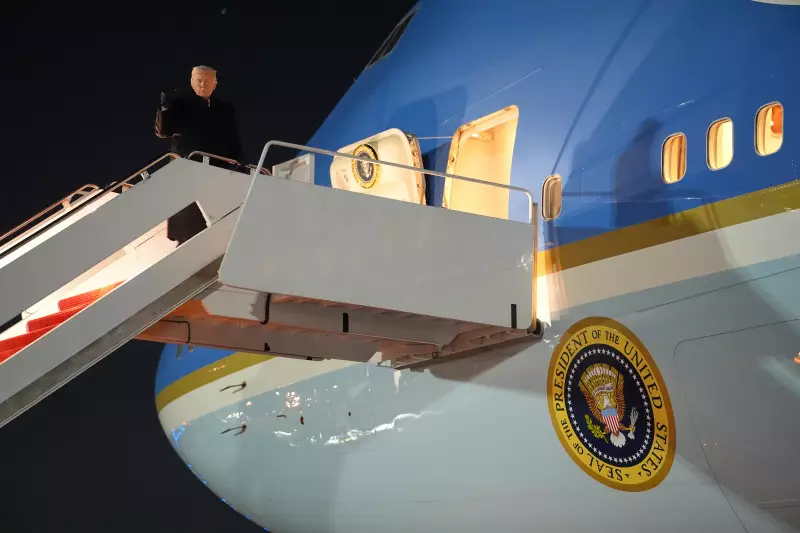 Air Force One Makes Emergency Return Due to Electrical Issue During Trump's Davos Trip