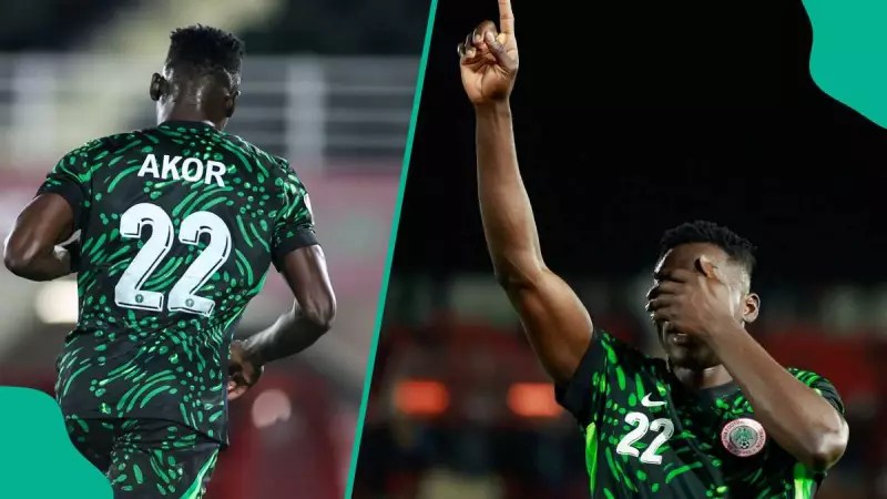 Akor Adams Dedicates First AFCON Goal to Hospitalised Mother After Nigeria's 4-0 Win