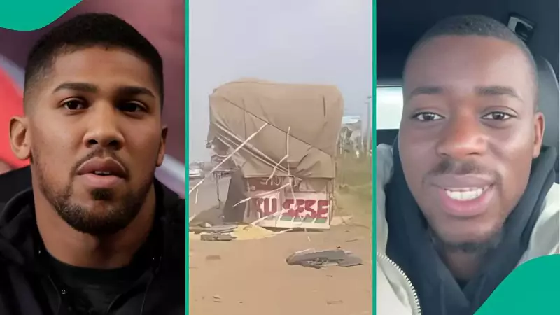 Anthony Joshua Car Crash: Nigerian Man Abroad Says He's "Not Surprised"