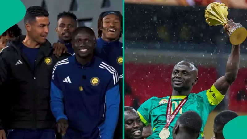 Cristiano Ronaldo Leads Al Nassr's Grand Welcome for AFCON Champion Sadio Mane
