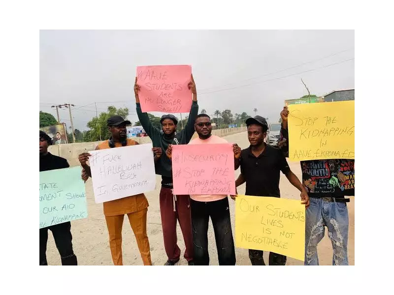 Ekpoma Erupts in Protest Over Kidnappings, Campaign Billboards Torn Down