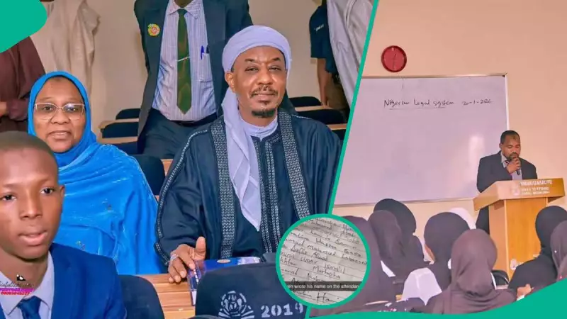 Emir Sanusi II Resumes Lectures, Signs Attendance at Kano Law School