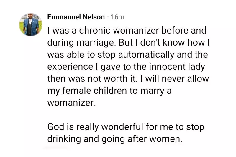 Ex-Womanizer's Vow: 'I'll Never Let My Daughters Marry a Cheat'