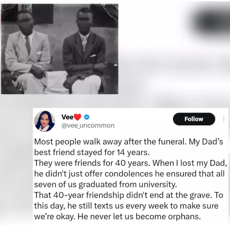 Father's Best Friend Stays 14 Years After Funeral, Supports 7 Children