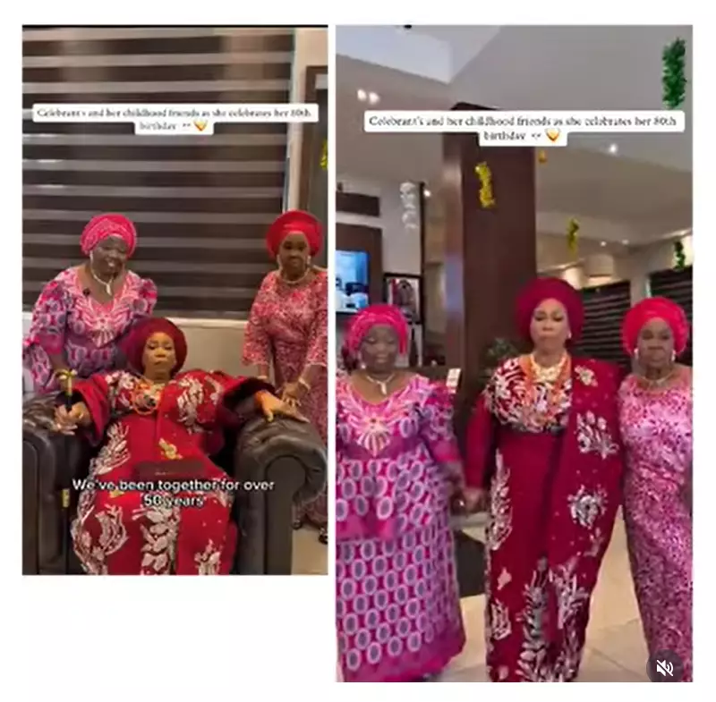 Friends of 50+ Years Celebrate 80th Birthday, Show True Sisterhood