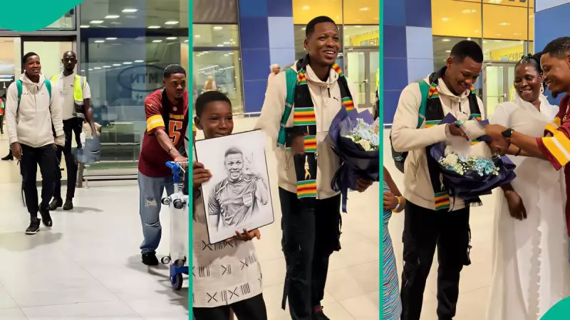 Ghanaian Referee Daniel Laryea Gets Hero's Welcome After AFCON 2026 Semi-Final
