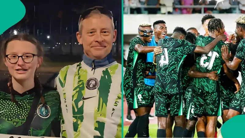 Irish Father-Daughter Duo Travel to Morocco to Support Super Eagles at AFCON