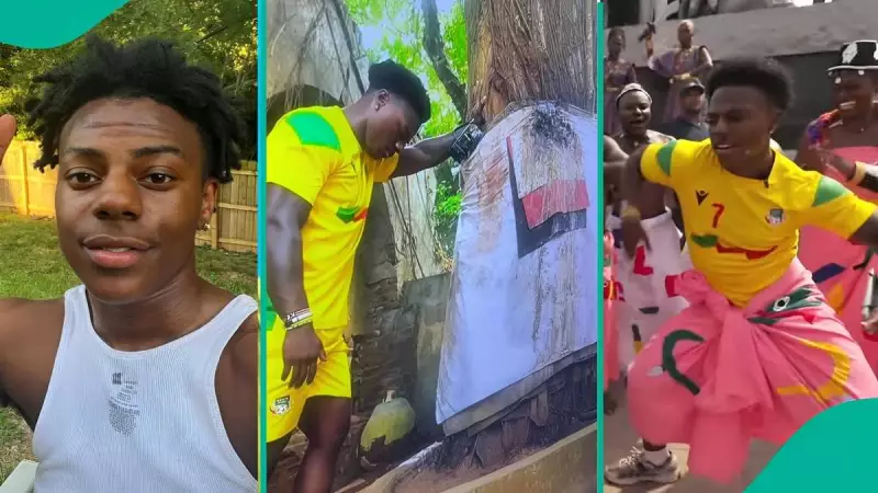 IShowSpeed's Benin Republic Cultural Tour Stuns Nigerians with Sacred Shrine Visit