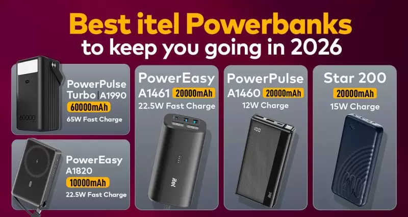 itel Power Banks Dominate 2026 with Smart AI Charging & Magnetic Tech