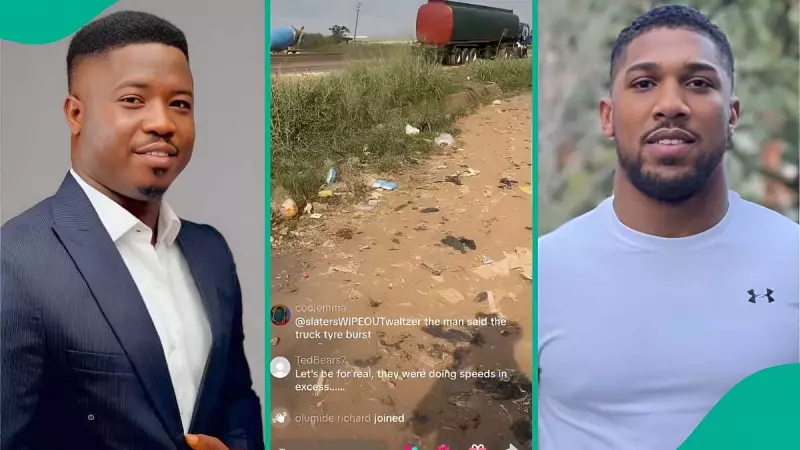 Journalist Visits Anthony Joshua Crash Site, Uncovers Shocking Details