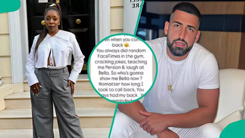 Lady Seeks Forgiveness from Anthony Joshua's Late Friend Sina Ghami After Burial