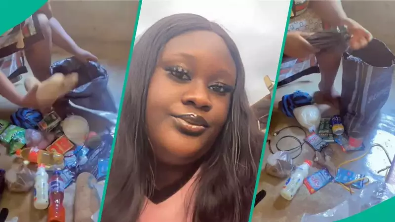 Lady's Heartfelt Reaction to Parents' School Foodstuff Gift Goes Viral