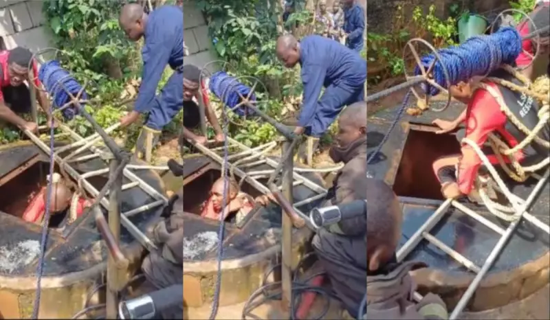 Lagos Fire Service Rescues 84-Year-Old Man from Deep Well in Aboru Community