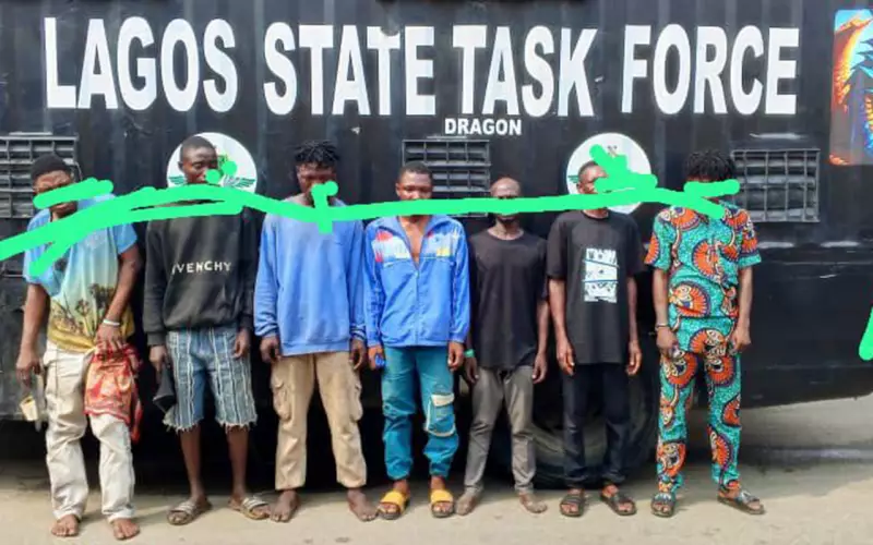 Lagos Task Force Nabs 281 'Omotaku' Street Urchins in Major Crackdown