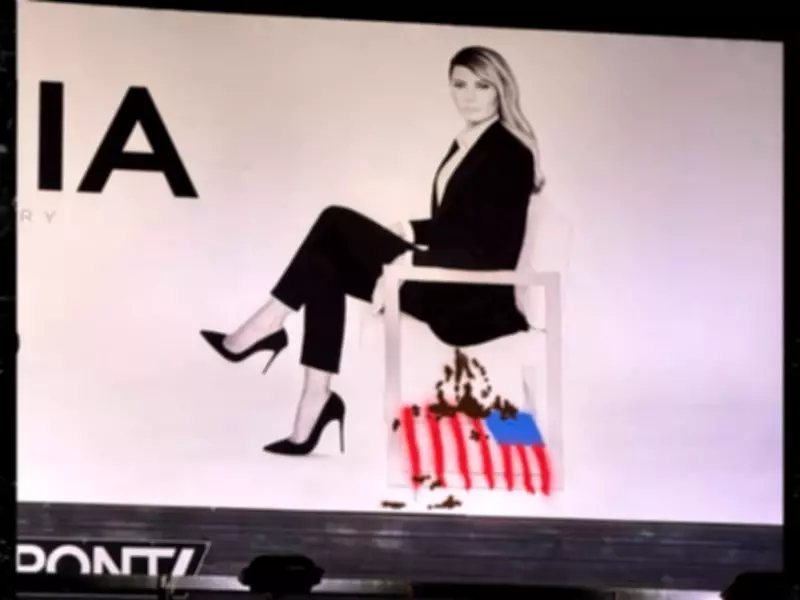 Melania Trump Documentary Posters Vandalized with Hitler Imagery in Los Angeles