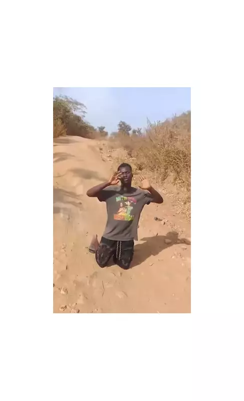 Nasarawa Resident Kneels, Begs Governor Sule to Fix Deadly Bassa-Garaku Road