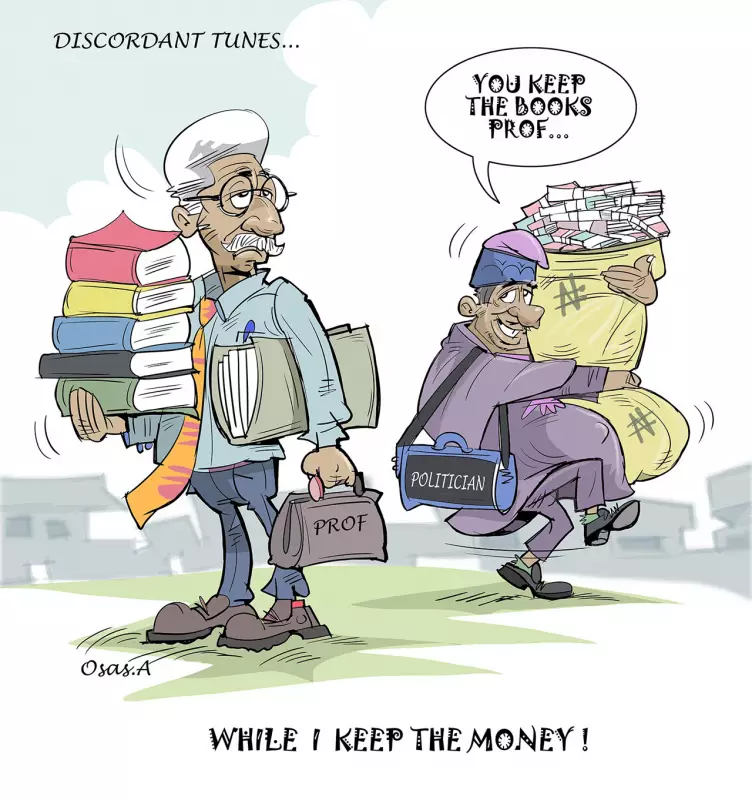 Nigerian Cartoonist's Satirical Take on National Issues in Guardian Publication