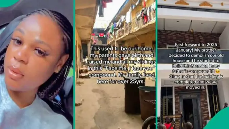 Nigerian Family's 25-Year Journey from 'Face Me I Face You' to New Mansion