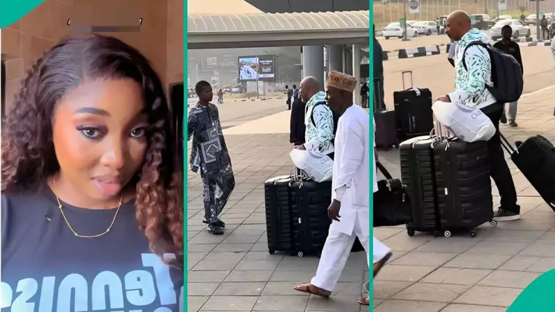 Nigerian Lady Captures Super Eagles Coach Eric Chelle at Abuja Airport, Video Goes Viral