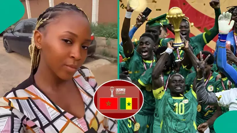Nigerian Lady Explains Joy Over Senegal's AFCON Victory Against Morocco