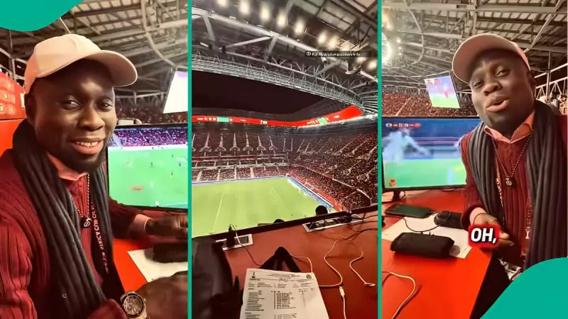 Nigerian Man Amazed by Morocco's AFCON Stadium, Calls It World Cup Standard