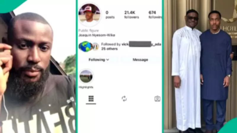 Nigerian Man Analyzes Nyesom Wike's Son's Silent Instagram: 'He No Want Wahala'