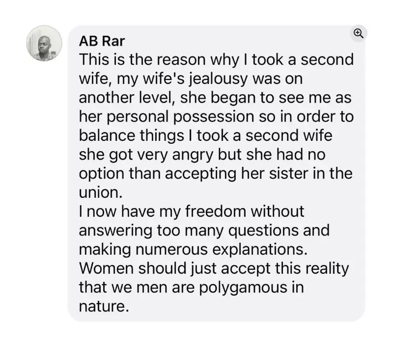 Nigerian Man Explains Second Marriage as Response to First Wife's 'Extreme Jealousy'