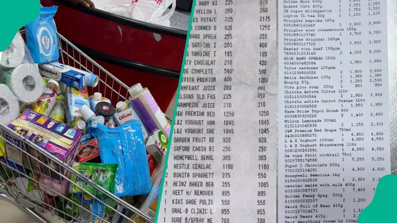 Nigerian Man's 2020 vs 2026 Receipt Shows 582% Price Surge in Lagos Supermarket