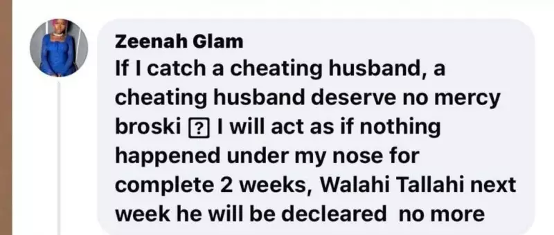 Nigerian Woman's Bold Stance on Infidelity: Her Plan for a Cheating Husband