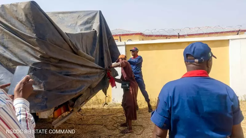 NSCDC Thwarts Major Railway Vandalism Operation in Bauchi, Arrests Five Suspects