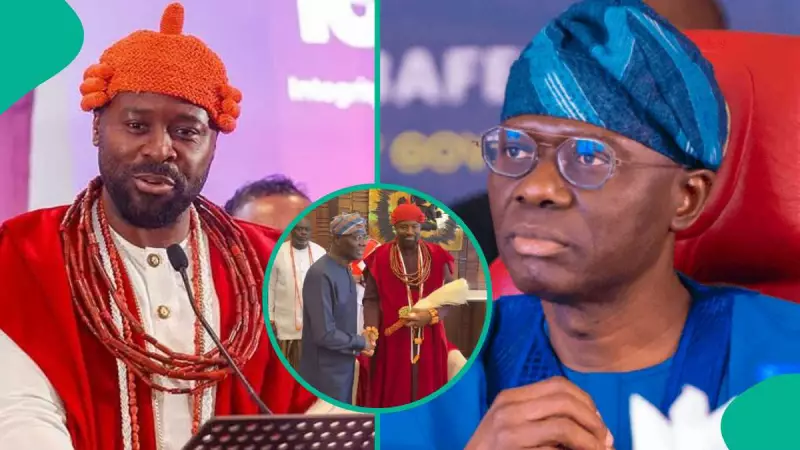 Olu of Warri Handshake Controversy: Video with Sanwo-Olu Sparks Online Debate
