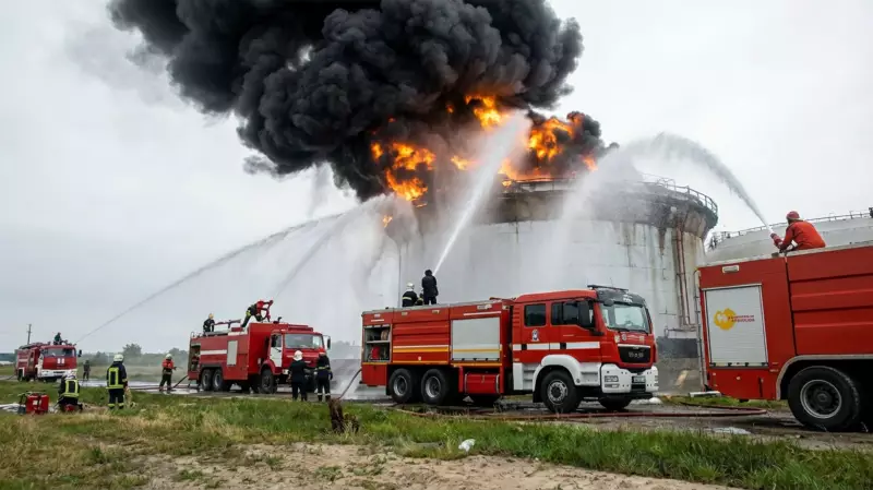 One Hospitalised as Volvo Truck Carrying Rubber Catches Fire in Oyo's Kishi
