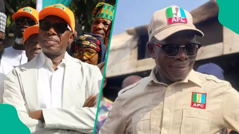 Oshiomhole Mocks 'Hungry' Amaechi at Hadiza Bala Usman's Birthday