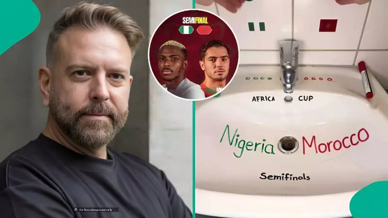 Oyibo Man Uses Tennis Eggs to Predict Morocco vs Nigeria AFCON 2025 Semi-Final