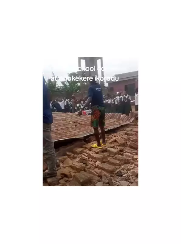 Partial School Building Collapse in Lagos Ikorodu Sparks Safety Concerns