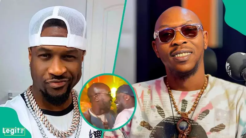 Peter Okoye and Seun Kuti End 3-Year Feud, Reconcile in Lagos