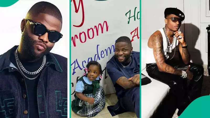 Skales Fumes as Fan Compares Daughter to Wizkid Amid Industry Feud
