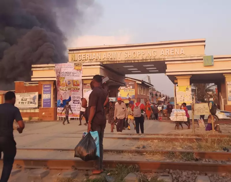 Soldiers Harass Journalists, Seize AIT Camera at Lagos Market Fire Scene