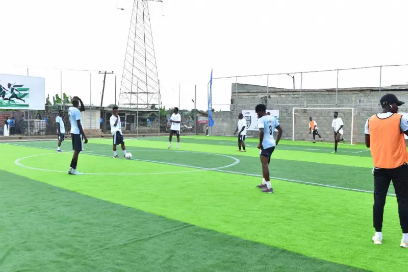 TECNO Opens New 5-a-Side Pitch at Alade Sports Complex in Alimosho
